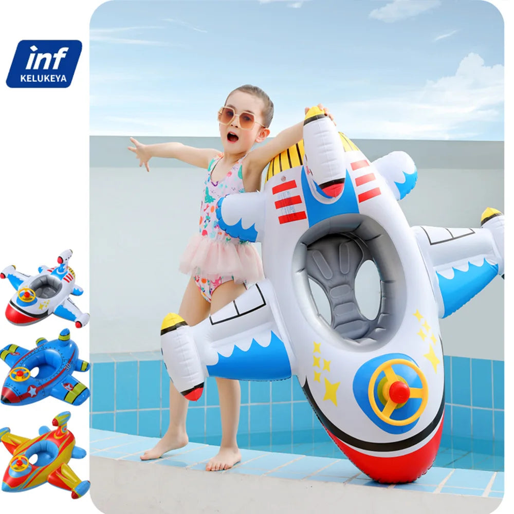 Baby Airplane Seating Swimming Pool Ring