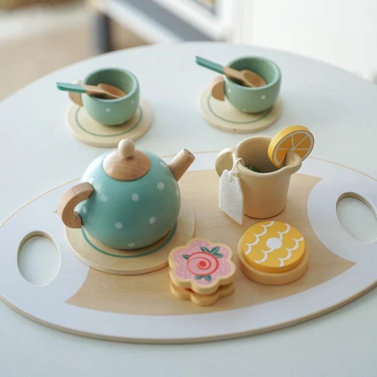 Wooden Tea Set