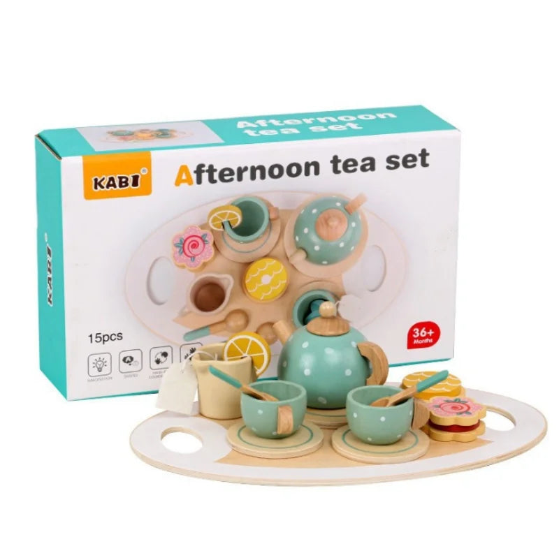 Wooden Tea Set