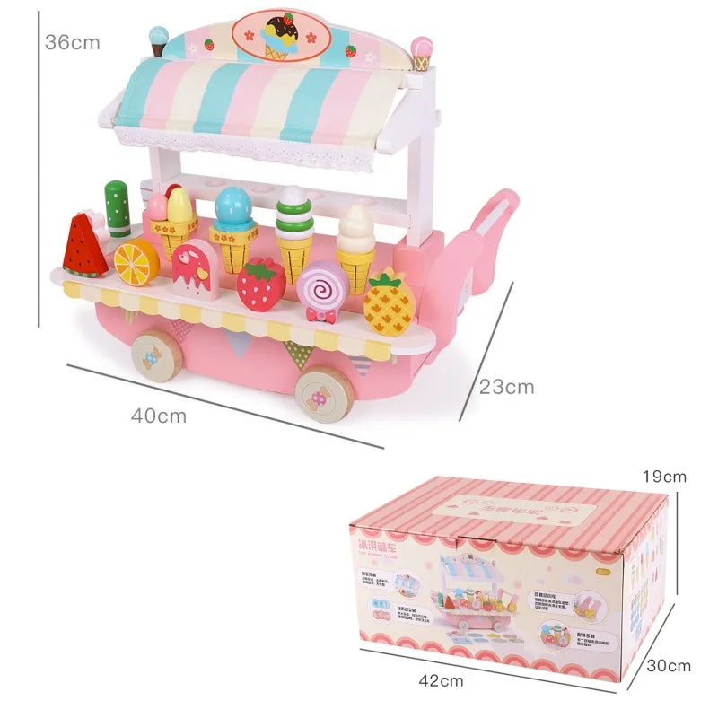 Ice Cream Candy Wooden Toy