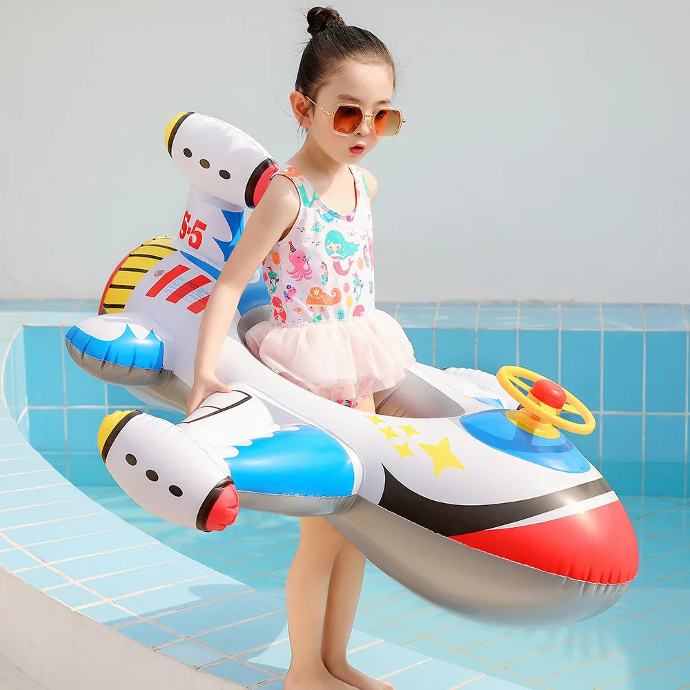Baby Airplane Seating Swimming Pool Ring