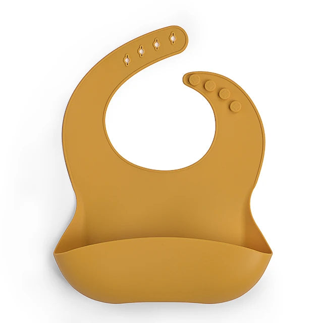 BPA Free Non Toxic Children Dishes Utenisl Dinnerware Kid Tableware Silicone Baby Feeding Set Suction Silicone Bib Bowl Plate