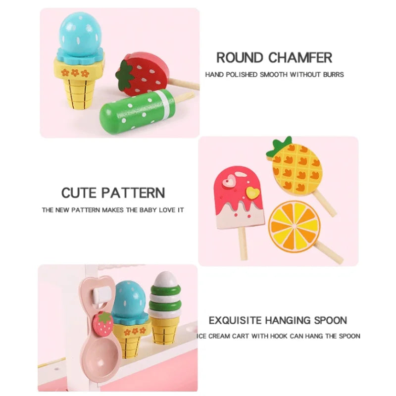 Ice Cream Candy Wooden Toy