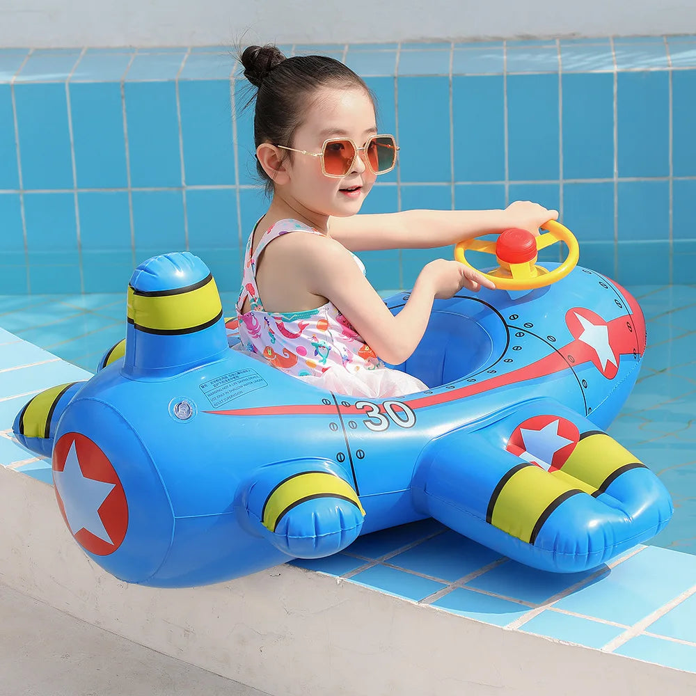 Baby Airplane Seating Swimming Pool Ring