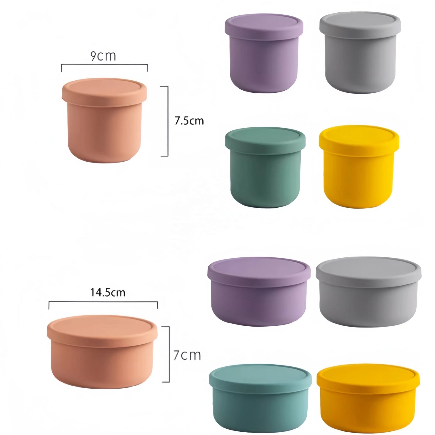 Silicone Baby Food Storage Container